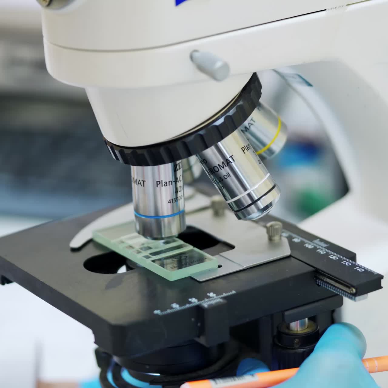 Medical equipment for blood examination