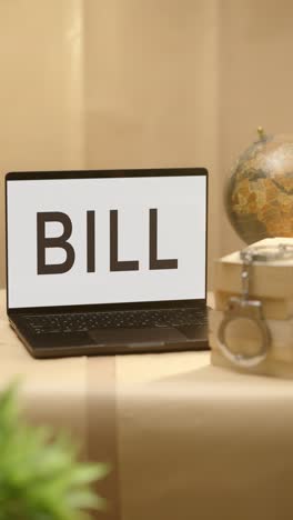 VERTICAL-VIDEO-OF-BILL-DISPLAYED-IN-LEGAL-LAPTOP-SCREEN