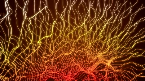 línea ondulada abstracta bucle de fondo de movimiento vj colorido con espacio para texto, logotipos, gráficos y títulos