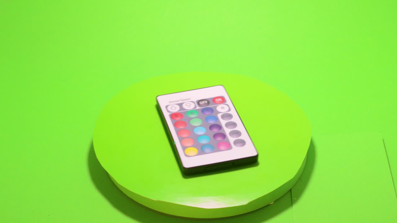 para controlar remotamente los modos de iluminación clave de croma aislada