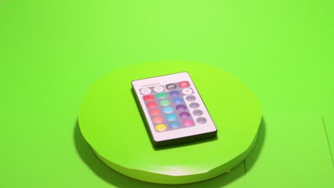 para controlar remotamente los modos de iluminación clave de croma aislada