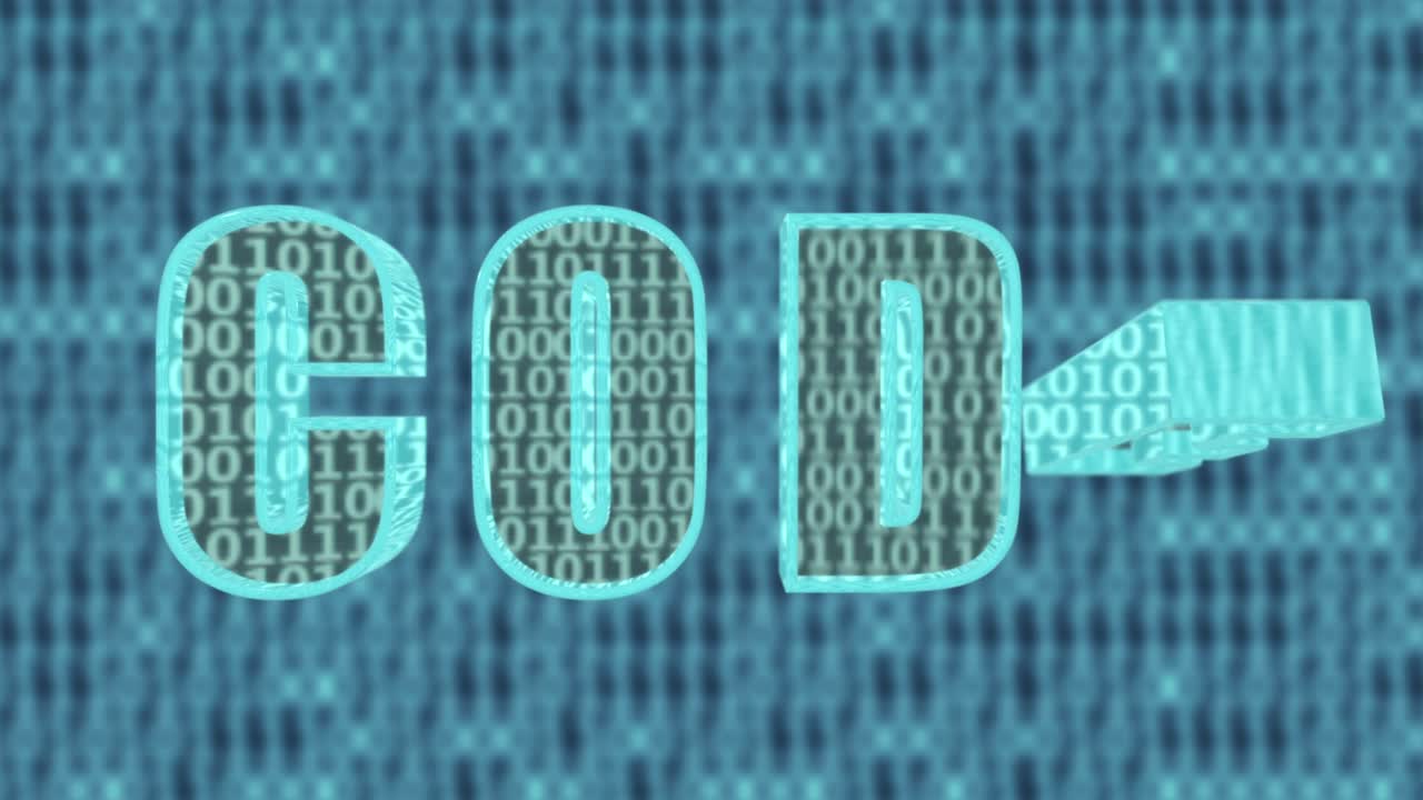 código de palabras animadas en 3d