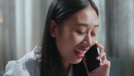 woman on a phone call