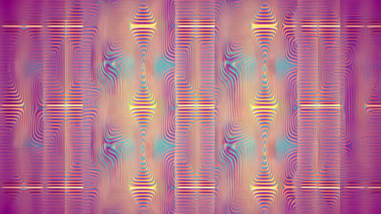 Vibrant Abstract Wavy Pattern with Shifting Colors