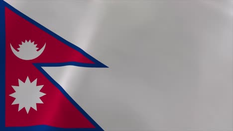 nepal waving flag animation 4k moving wallpaper background