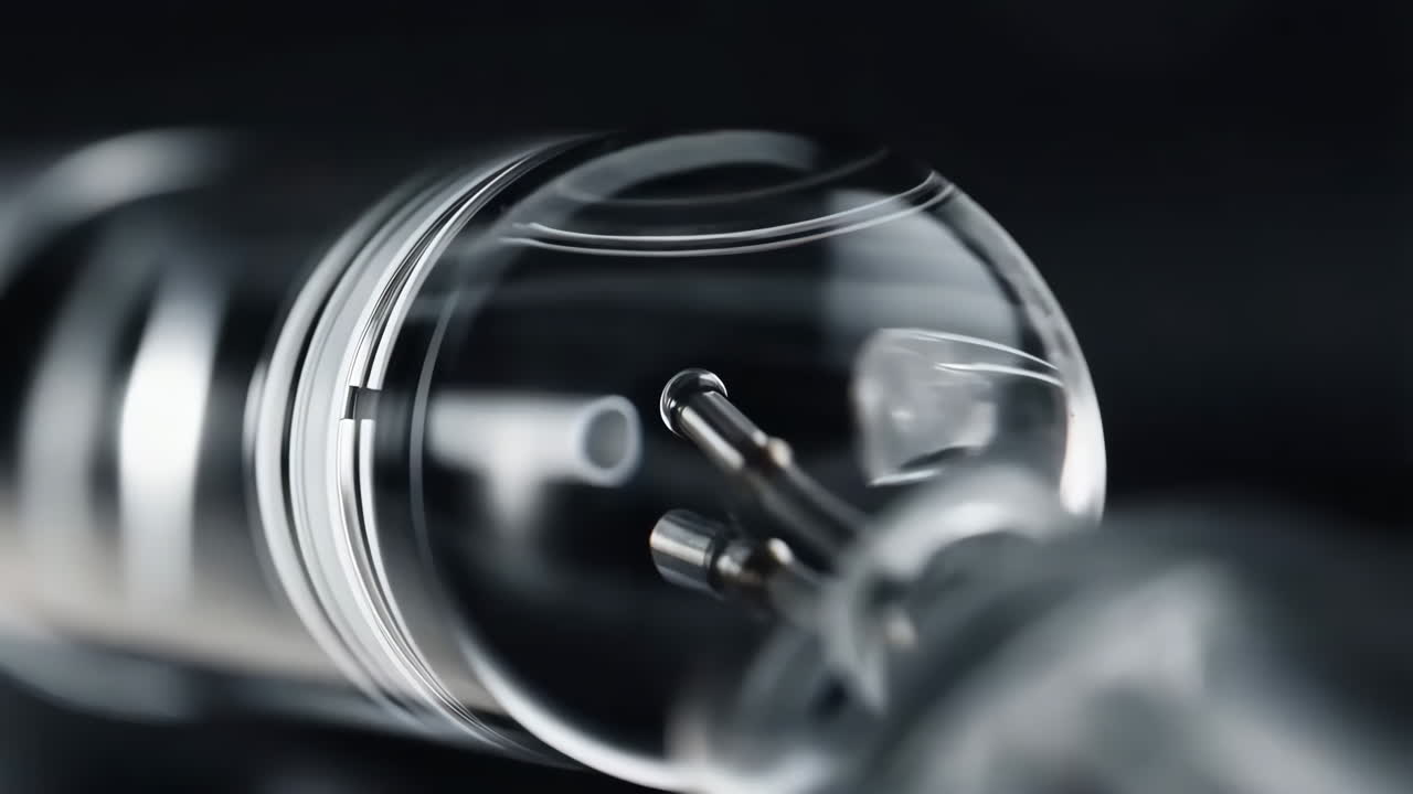 Close-up of Transparent Tube