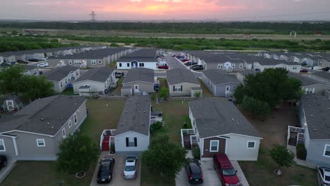 homes in desert community in texas