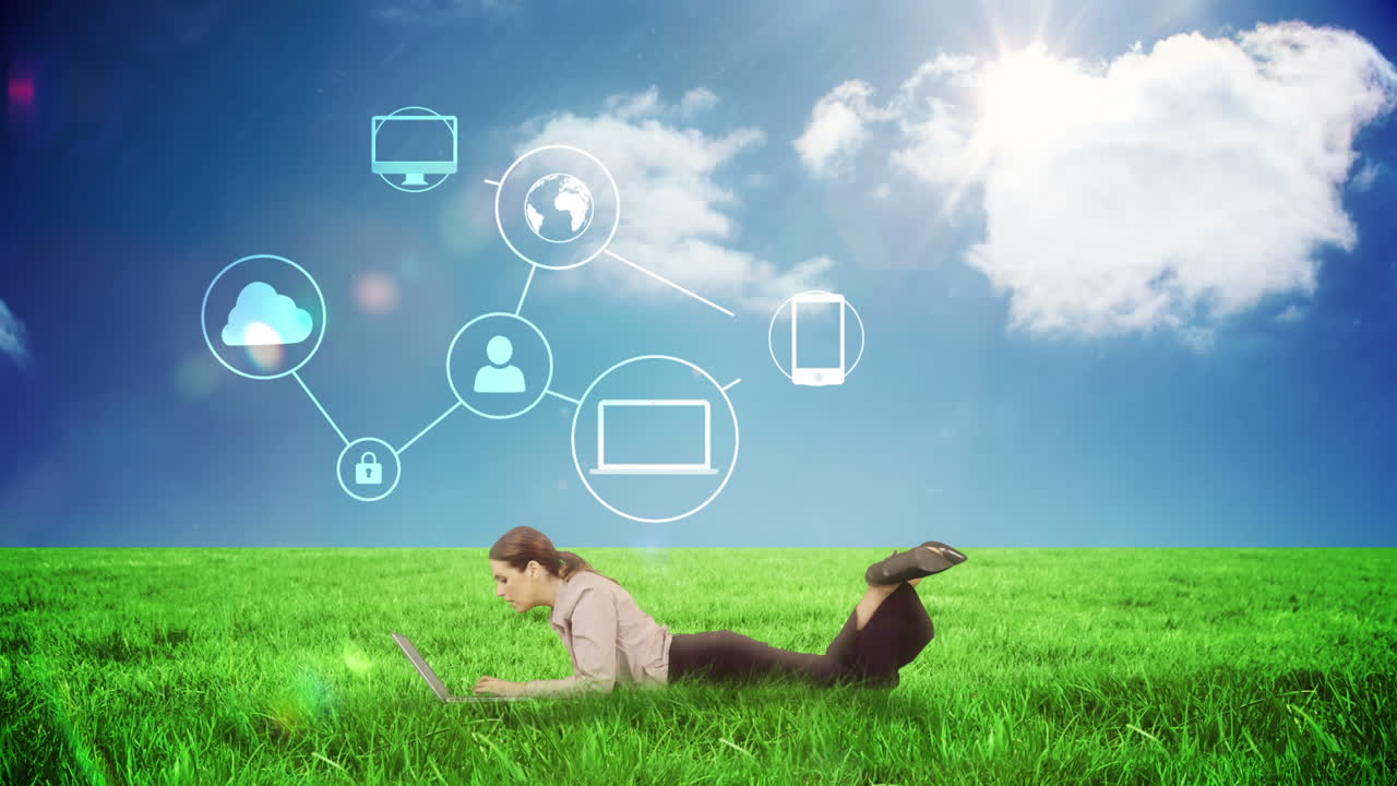 에서 노트북을 사용하는 사업가