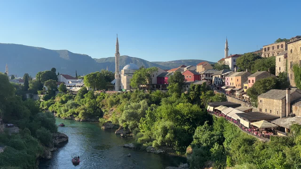 Mostar old town city bridge bosnia and herzegovina balkan balkans country Stari Most