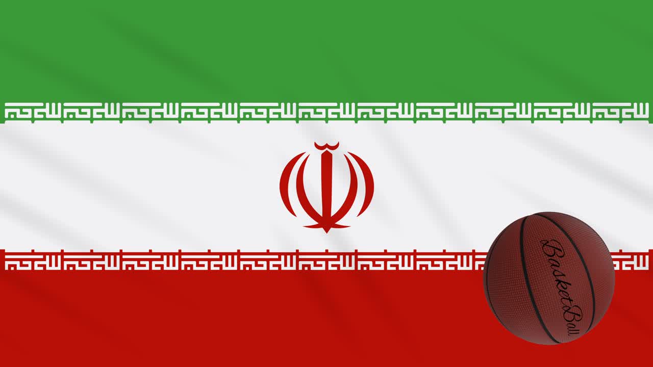 이란 발이 흔들리고 농구가 회전하고, 루프