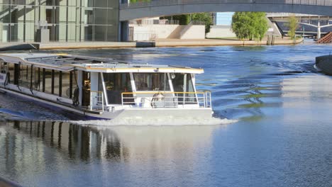 tourist boat on river spree