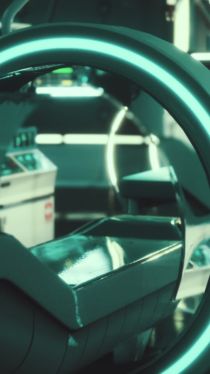 Tecnologia medica futuristica - Sala d'esame