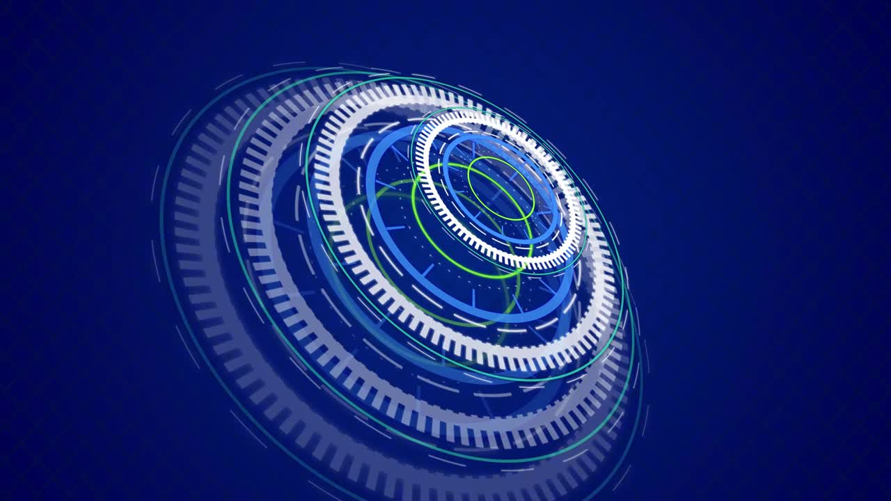 미래의 hud 3d 스크린, 배경 4k 스 비디오에 sf 디스플레이