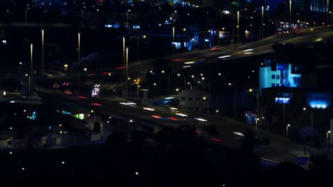 Vehicles-moving-on-bridge