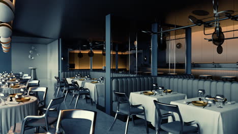 modern luxury restaurant interior design