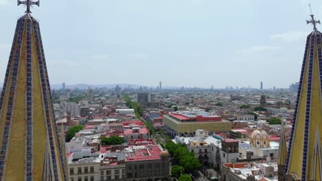 guadalajara city in jalisco, mexico - drone shot