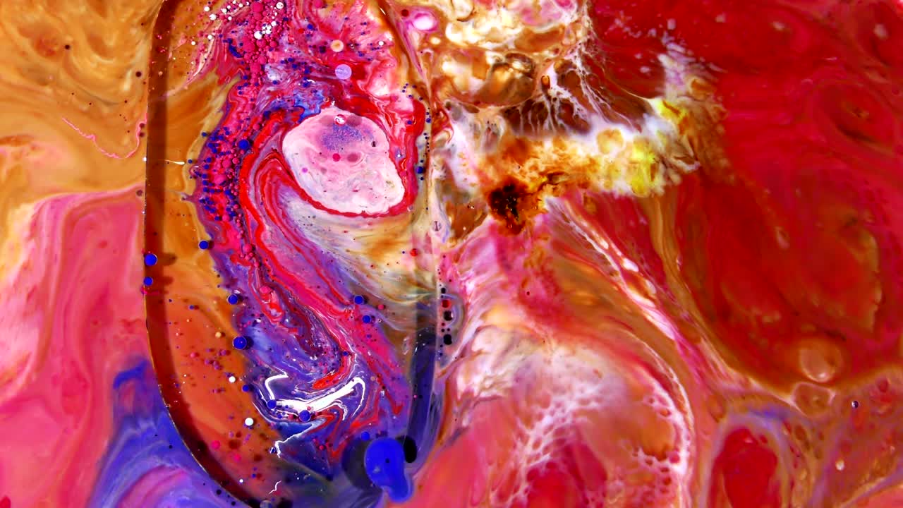 pintura de tinta de arte explotan difusión en la esfera