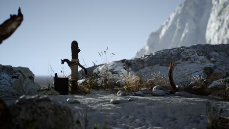 retro-rust-hand-water-pump