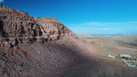 imágenes aéreas del área de conservación nacional de red rock canyon nevada