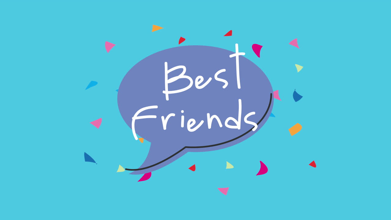 가장 친한 친구들이 거품으로 글자를 쓰고