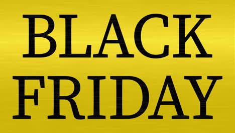 black friday event text animation motion graphics