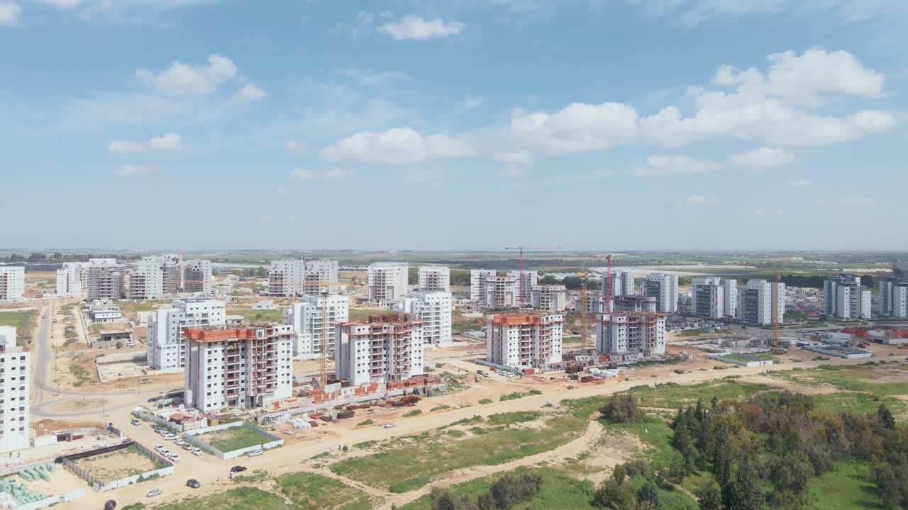 nuevos edificios en la ciudad nueva