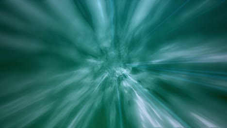 vortex tunnel wormhole in aqua blue green clouds