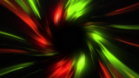 colorful wormhole in space