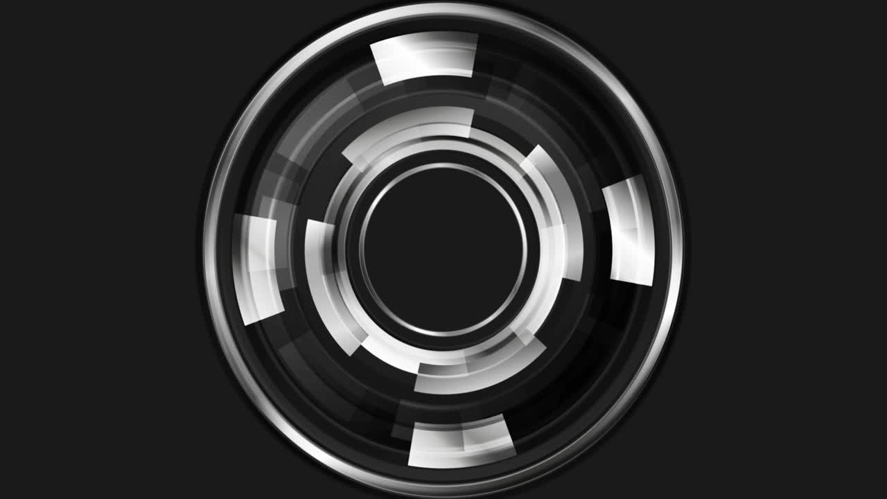 черные и металлические глянцевые круги передач абстрактные технические движения фона