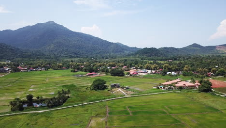 4k drone footage langkawi gunung raya view