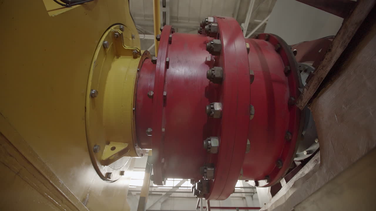 산업 기계 클로즈업