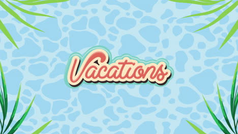 vacation graphic design