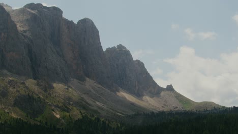 daytime timelapse of the italian dolomites dolomiti in italy