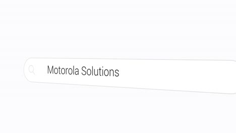 Typing-Motorola-Solutions-on-the-Search-Engine