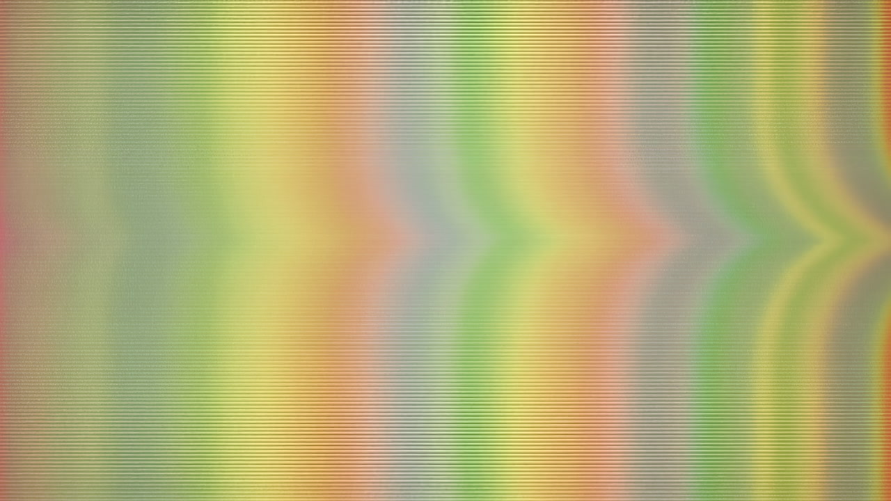 Iridescent Rainbow Waves With Horizontal Light Bar, Soft Film Grain And Pastel Gradient Shimmer, Subtle