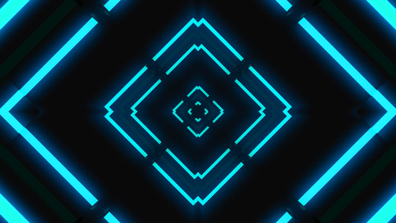 Simmetria del tunnel al neon