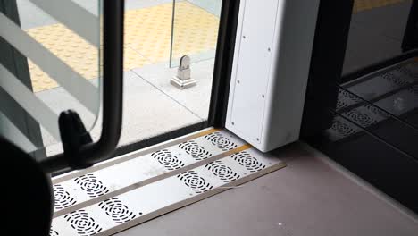 train interior detail