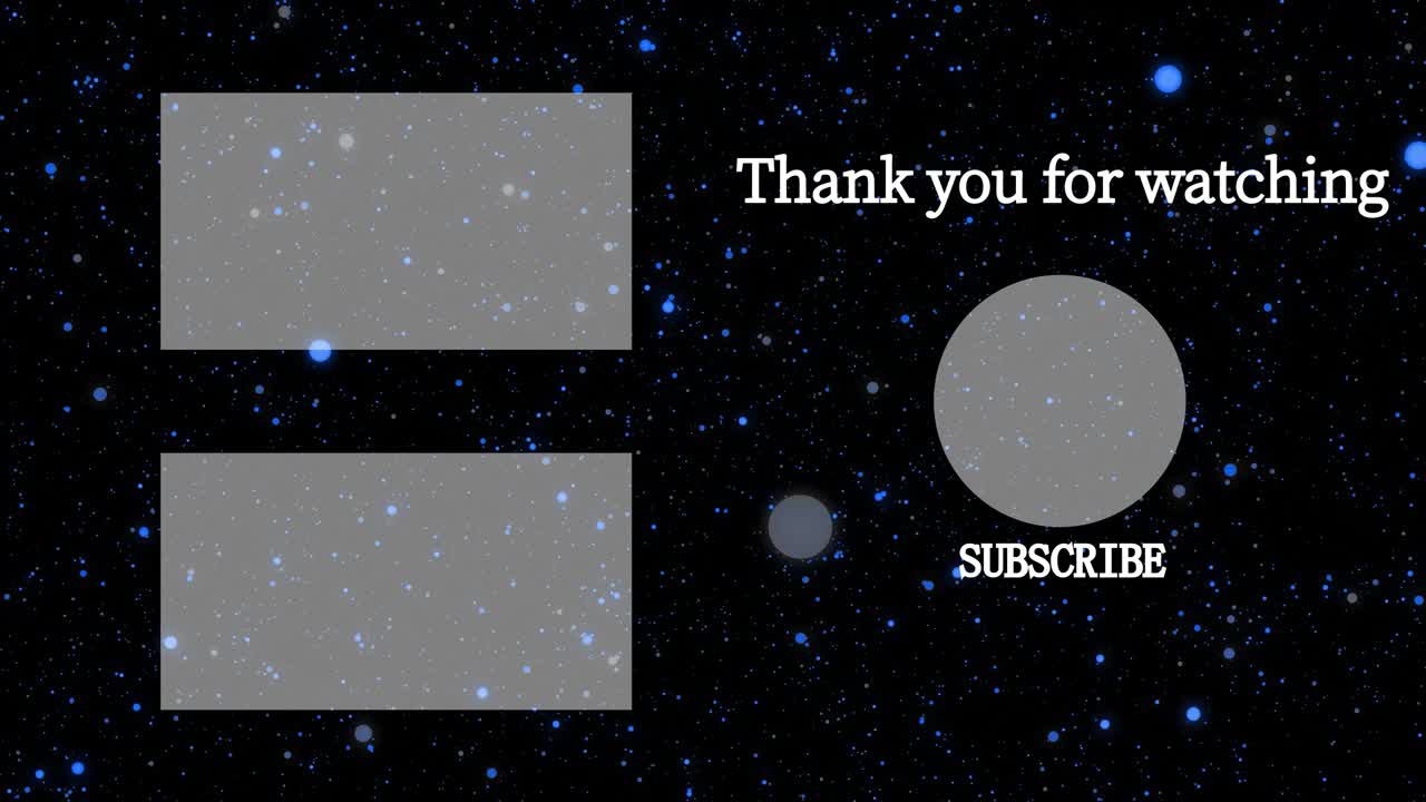 곡물 점 이동 끝 카드 끝 화면 모션 그래픽