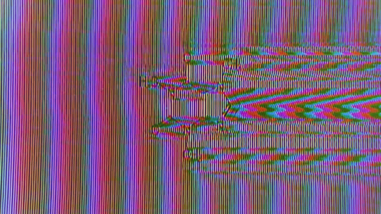 caffeine molecule structure, glitch effect visual, glitches motion graphic, coffee, energetic, C8H10N4O2 chemical formula, scientific glitches, glitch art, vaporwave, trippy, caffeinated, analog