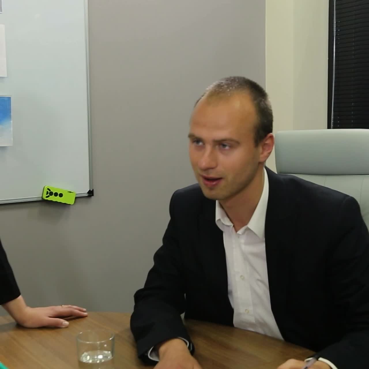 Business Conference In A Modern Office