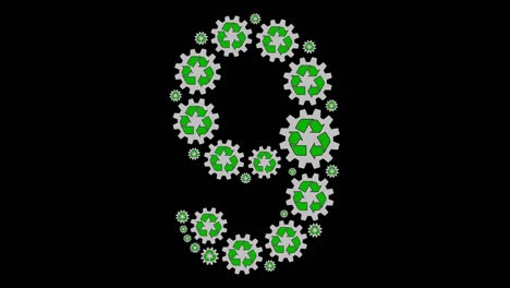 recycle symbol number nine