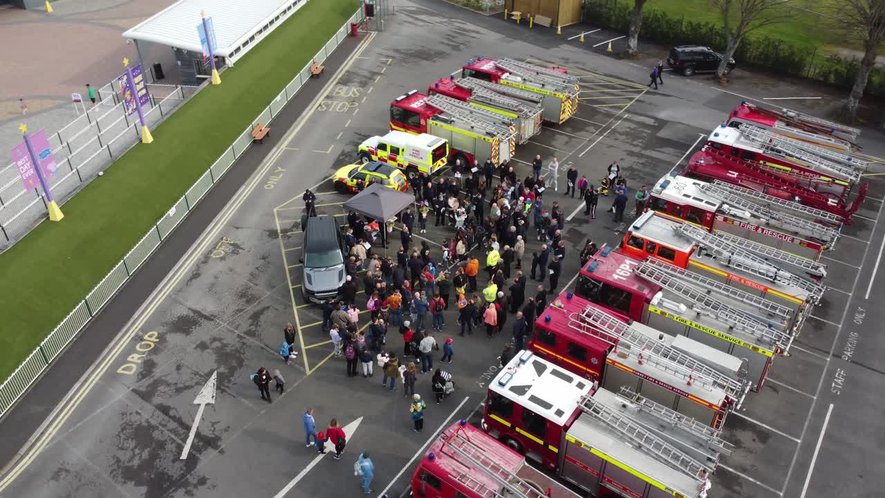 파임 브라운 소방 엔진 실행 클립 6