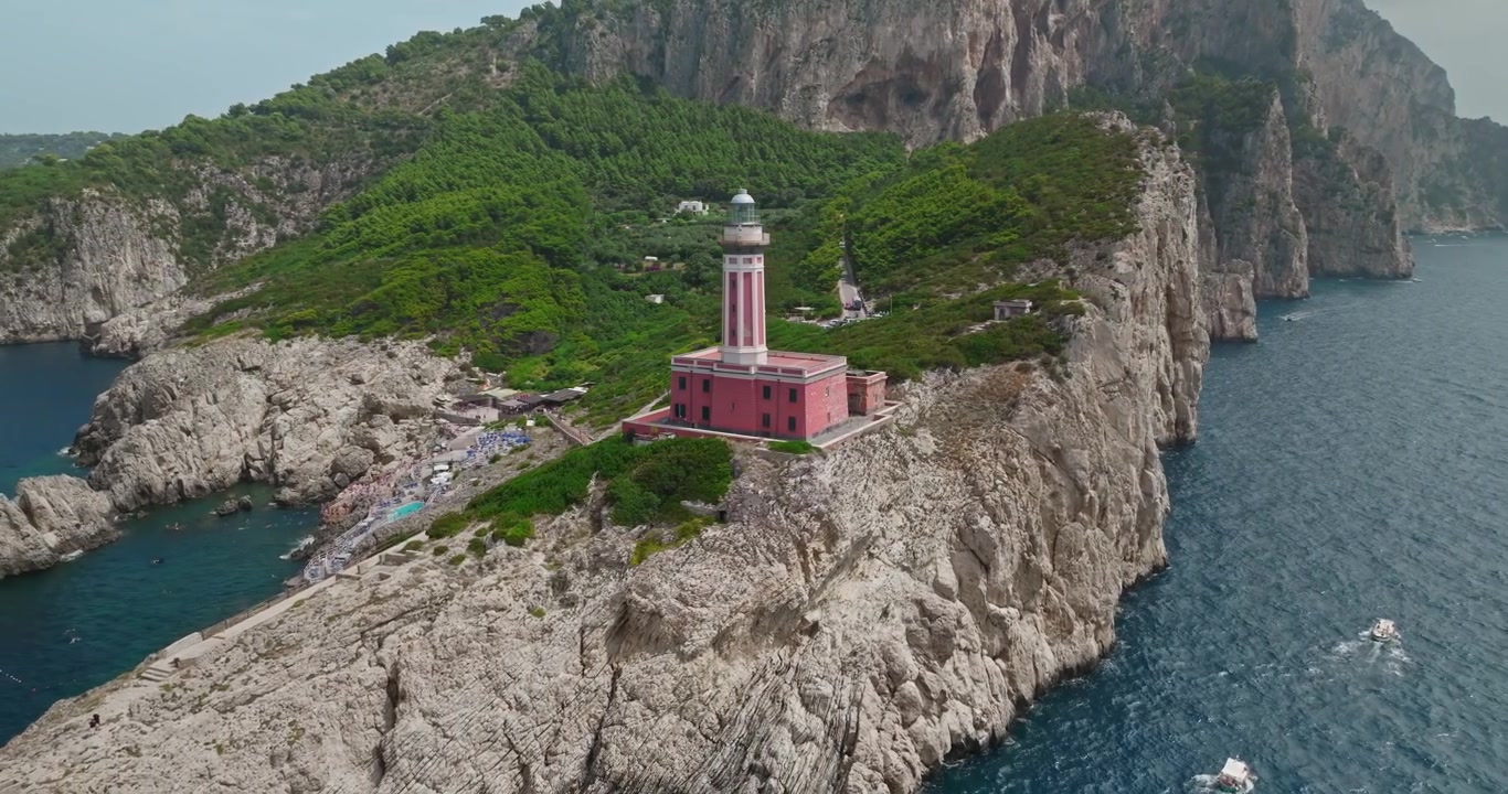 Faro di Punta Carena, Capri, Italia