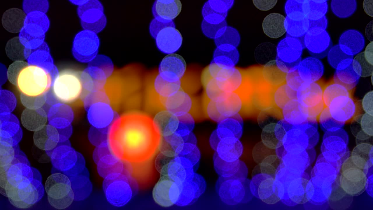 Luzes abstratas desfocadas com fundo de desfoque de movimento
