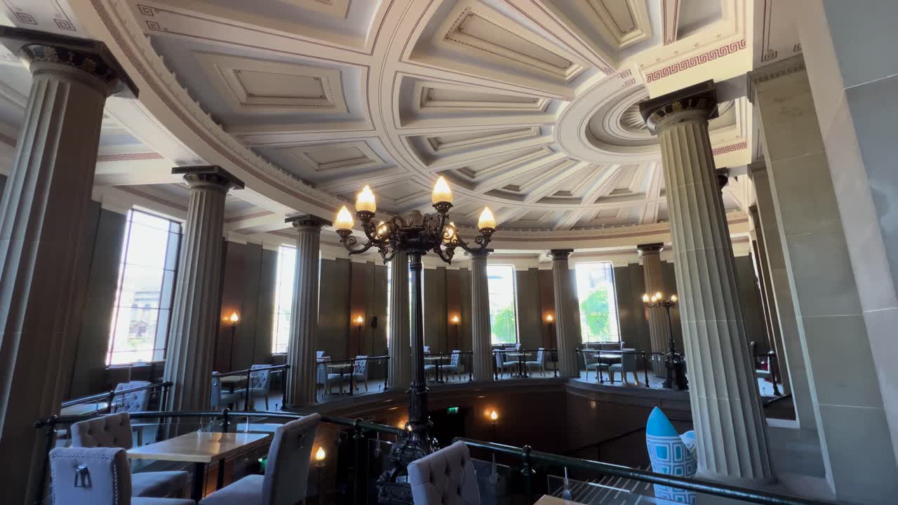 Liverpool St George's Hall Interior Columns Windows