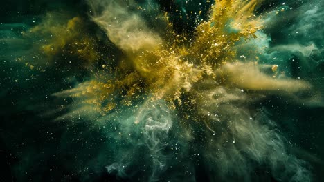 abstract color explosion