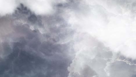 POV-of-a-thunderstorm-was-occurring-in-the-dark-sky