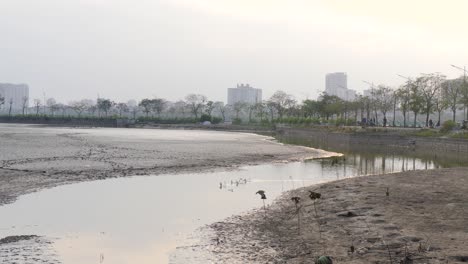 Stausee-In-Hanoi-Von-Dürre-Betroffen