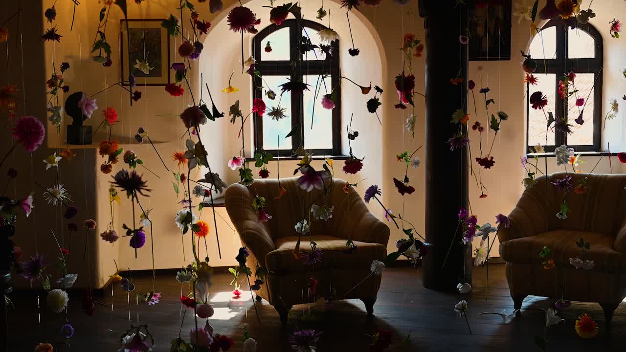 salón dentro de castelul bran, rumania, europa