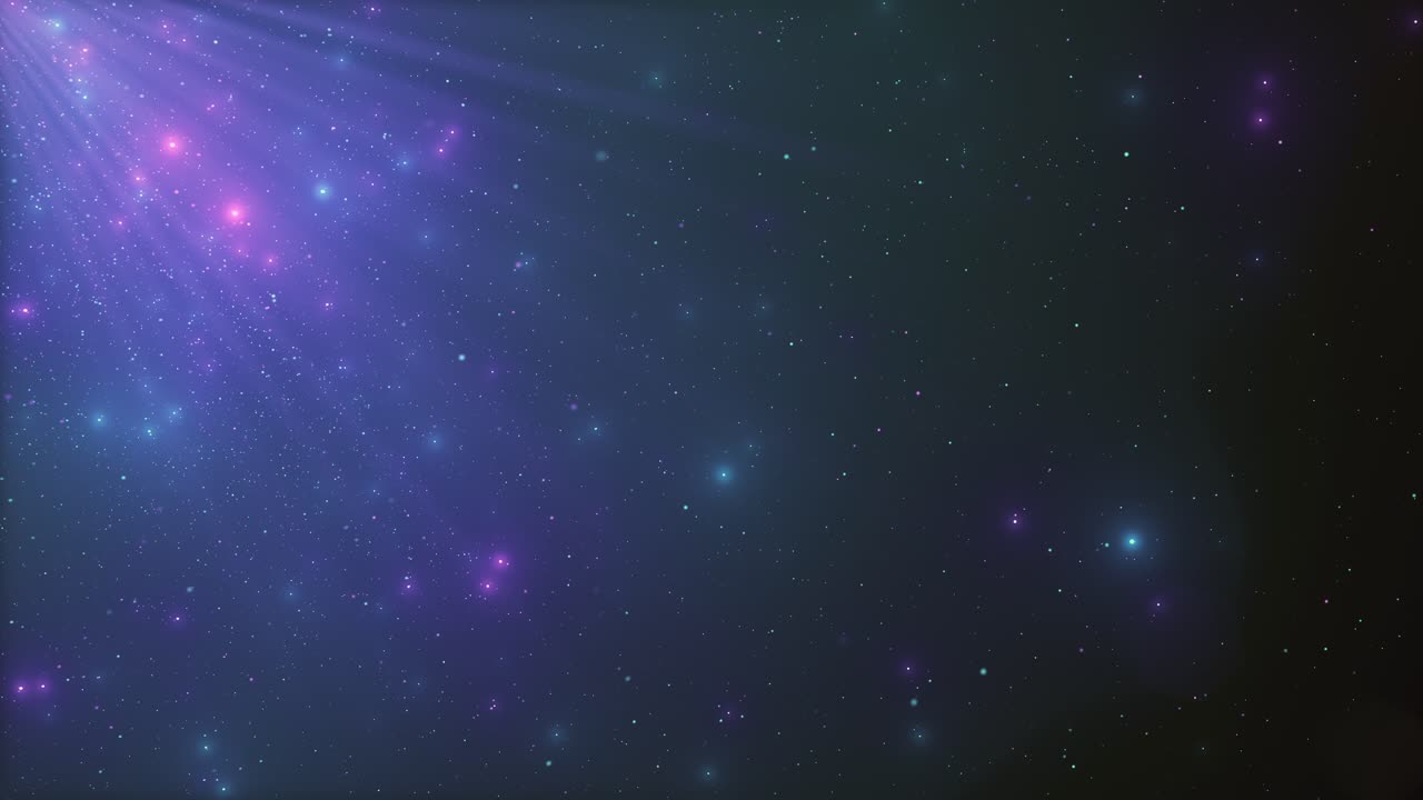 Abstract Cosmic Light Rays Background | Premium Stock Video Footage